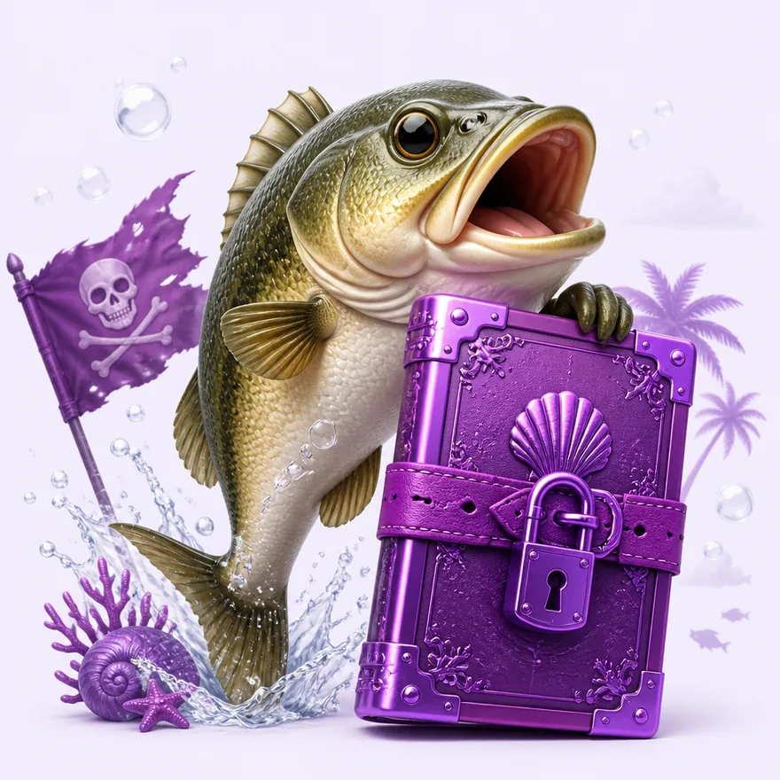Book with padlock strap — Pirate Slots