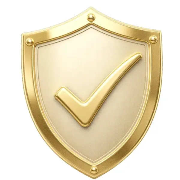 Checkmark shield — Pirate Slots