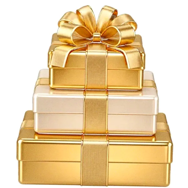 Stacked gift boxes — Pirate Slots