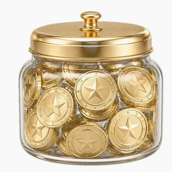 Coin-filled jar — Pirate Slots