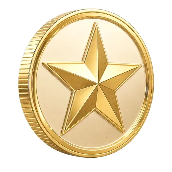 Star-emblem coin — Pirate Slots