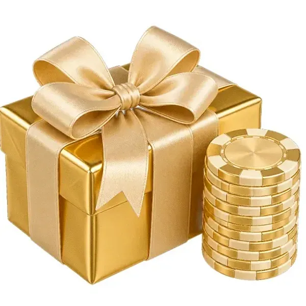 Gift box and chips — Pirate Slots