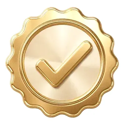 Checkmark badge — Pirate Slots