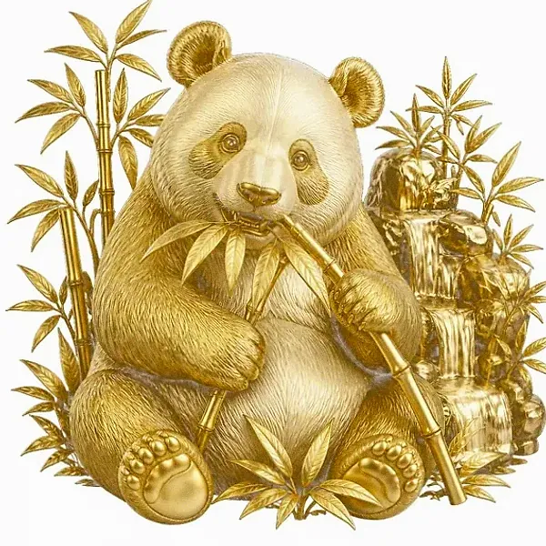 Panda eating bamboo — Pirate Slots