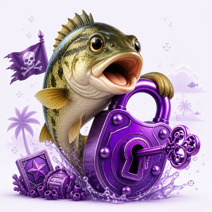 Padlock with key — Pirate Slots