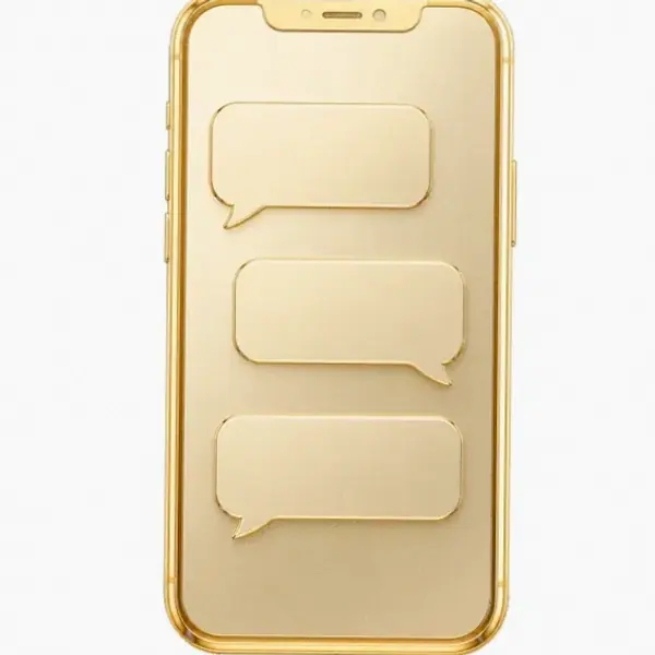 Smartphone with chat bubbles — Pirate Slots