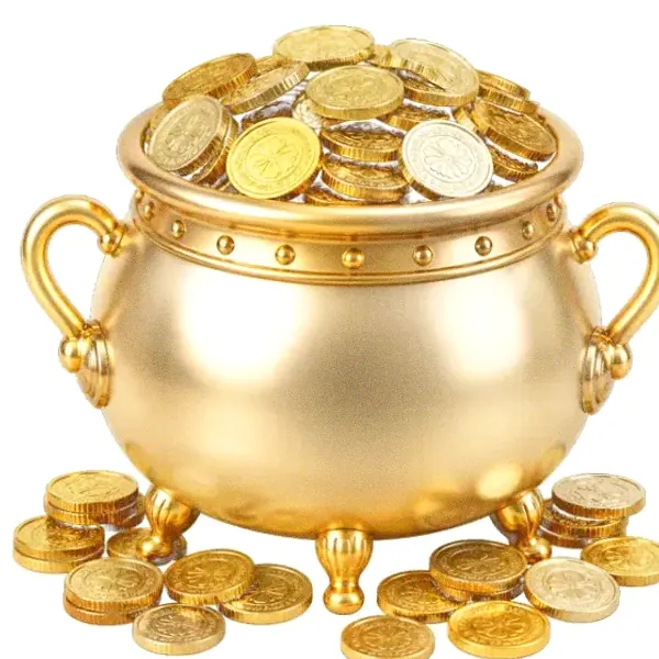 Coin-filled cauldron — Pirate Slots