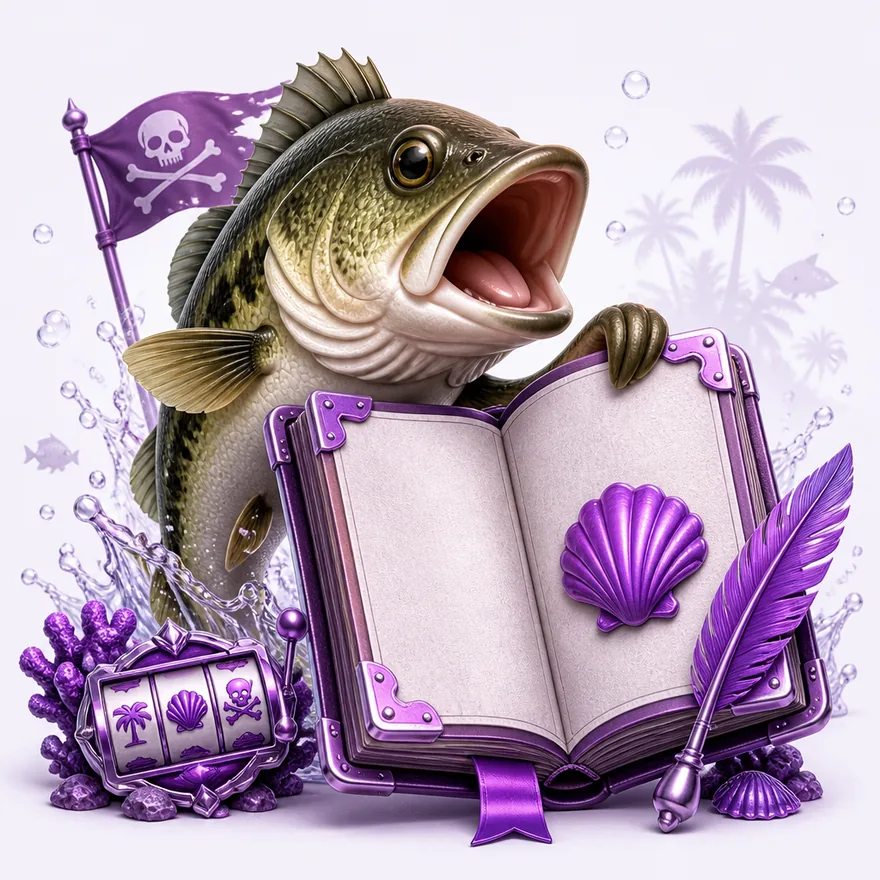 Thick open rulebook — Pirate Slots